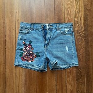 EVIDNT Anthropologie Denim Shorts